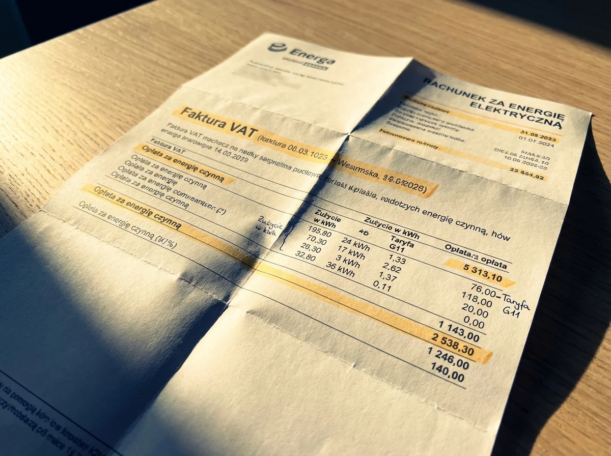Analysis of electricity invoices and the consumption profile behind them